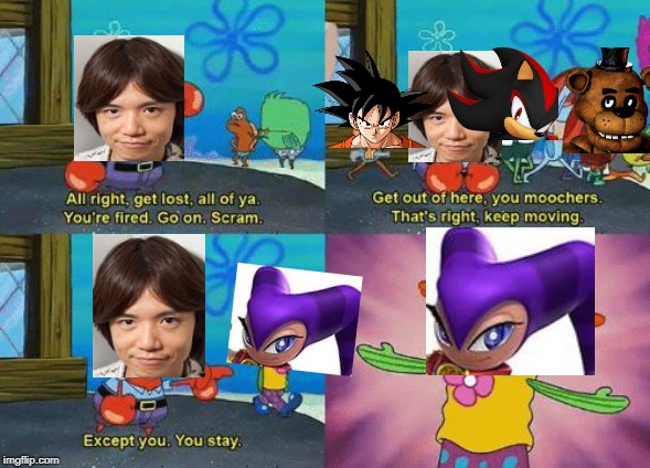 Sakurai adds NiGHTS in Smash Imgflip
