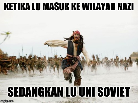 Jack Sparrow Being Chased Meme Imgflip