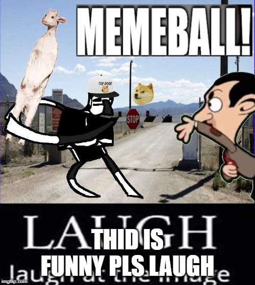 MEMEBALL this is futnt its funny pleas laught at this funyny image itsa
