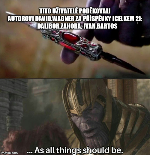 Thanos Perfectly Balanced Meme Template Imgflip