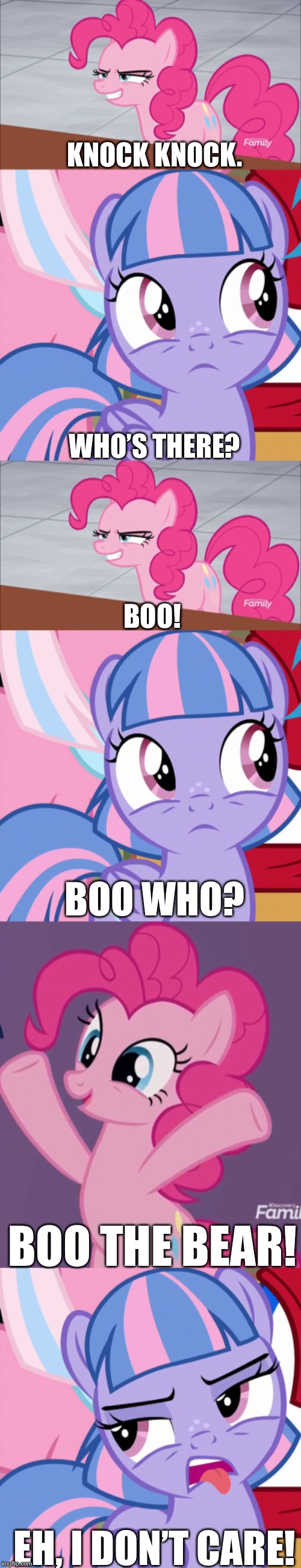 Pinkie pie Knock Knock jokes to Wind Sprint Imgflip