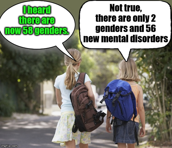There are only 2 genders. Imgflip