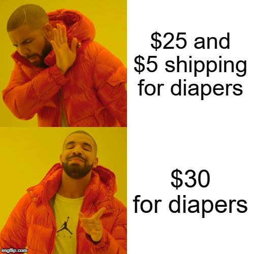 30 For Diapers Imgflip