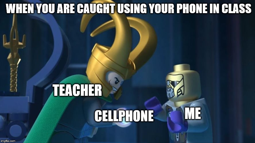 Teacher taking phone Imgflip