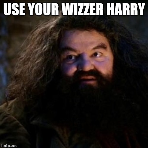You're a wizard harry Imgflip