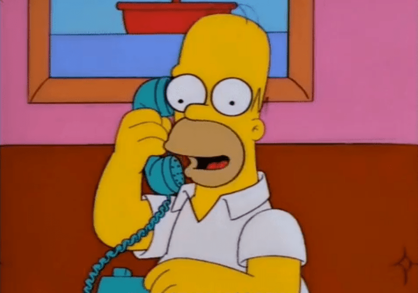 homer simpson phone Blank Template Imgflip
