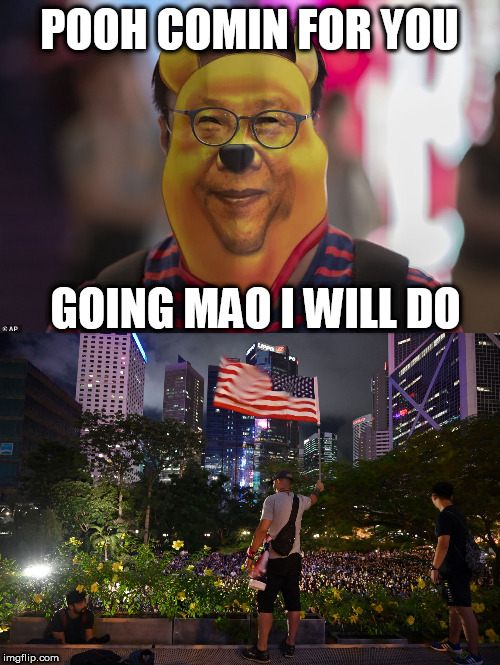 Image tagged in to hong kong,pooh Imgflip