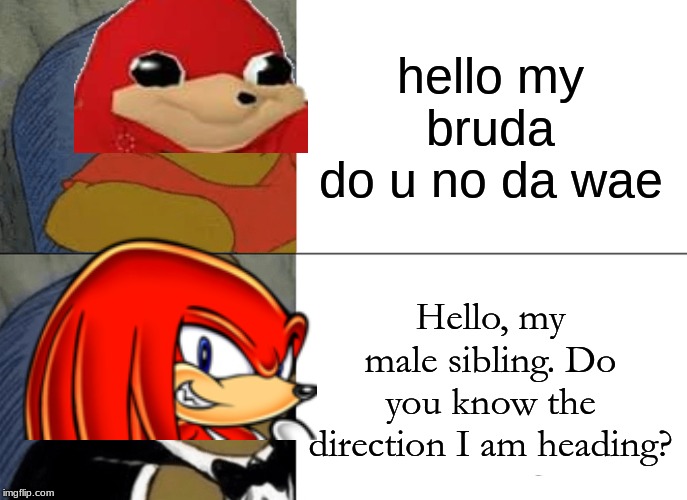 Knuckles Oh No Meme Gif