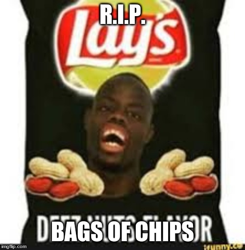 R.I.P. BAGS OF CHIPS Imgflip