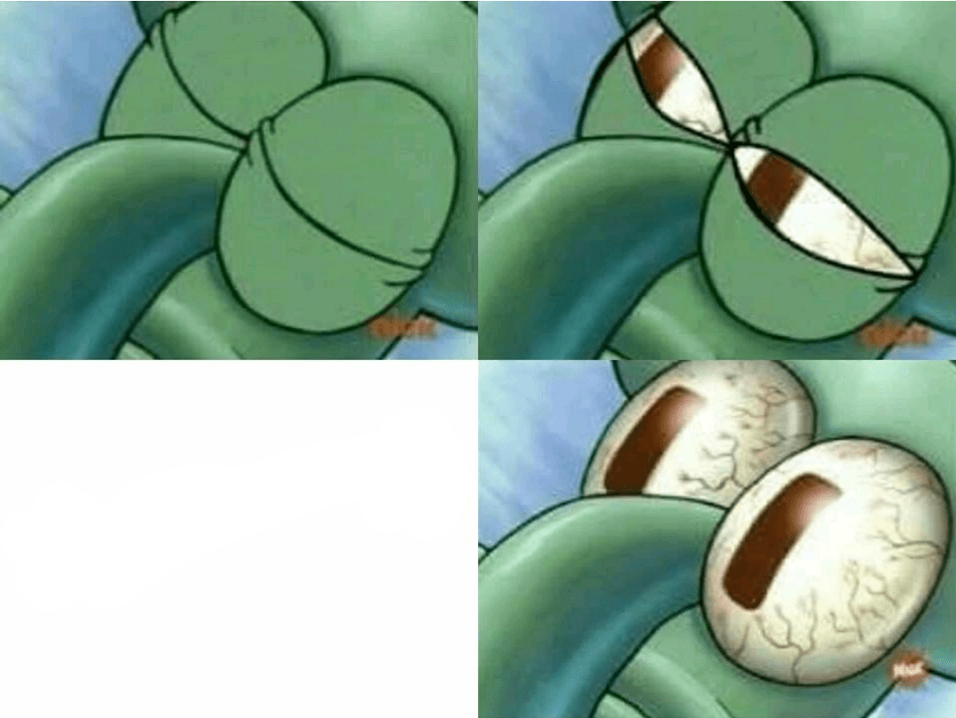 Squidward Meme Eyes