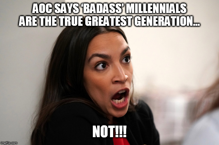 AOC "BADASS" Imgflip