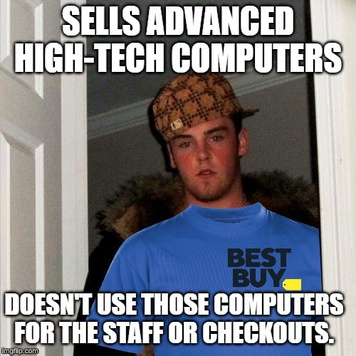 Scumbag best buy Manager Imgflip