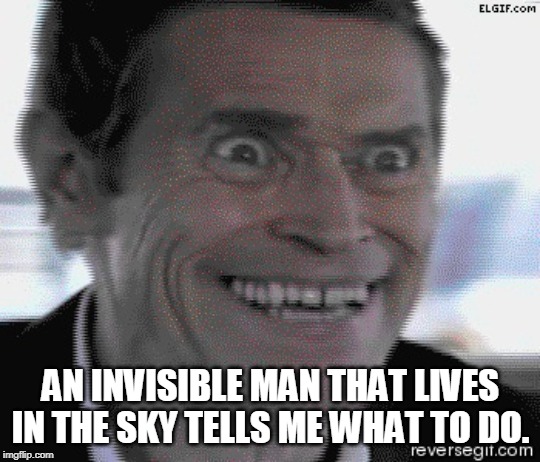 Image tagged in willem dafoe insanity Imgflip