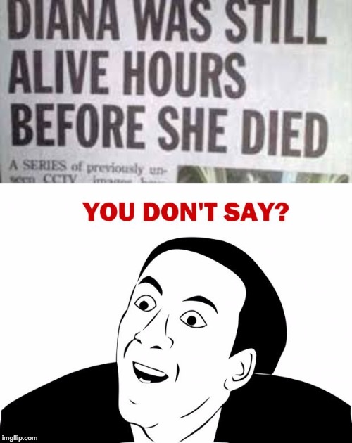 Image tagged in memes,you don't say Imgflip