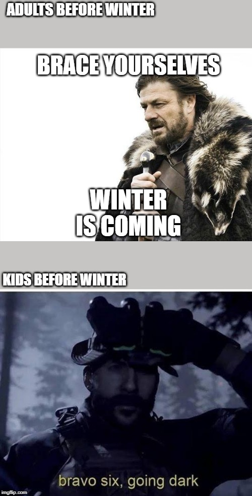 Image tagged in memes,brace yourselves x is coming,bravo six going dark