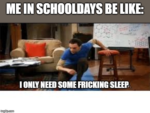 i dont need sleep i need answers Imgflip