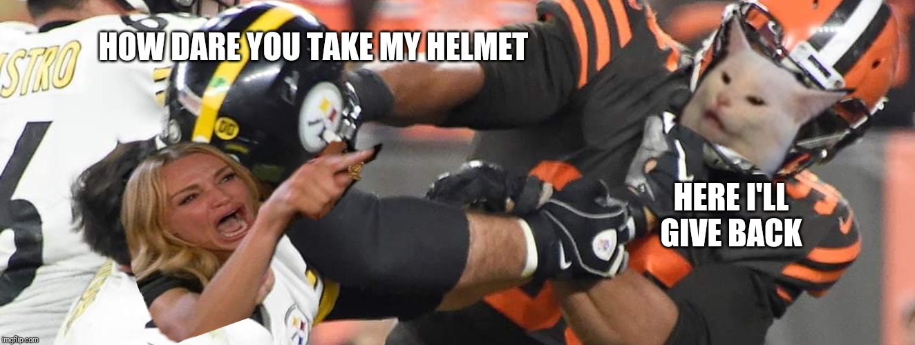 Browns vs Steelers game Imgflip