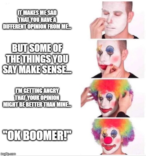 Clown Applying Makeup Meme Imgflip