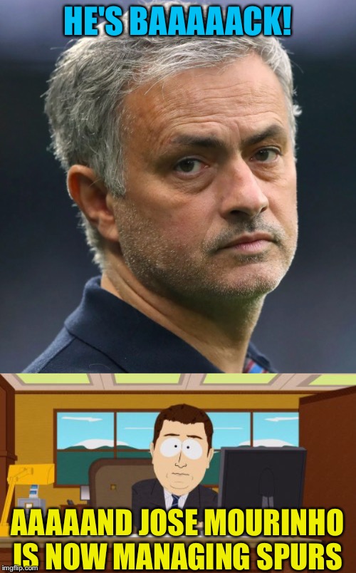 Jose Mourinho back in Premier League at Tottenham Hotspur