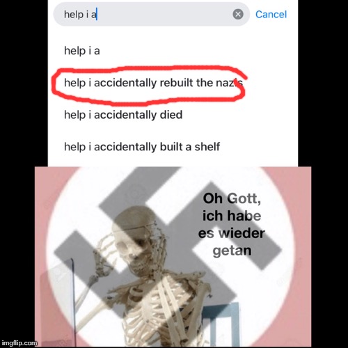 help I accidentally rebuilt the nazis Imgflip