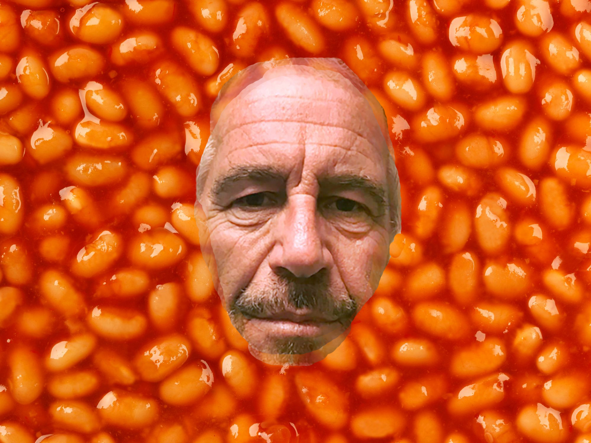 Epstein in baked beans Memes Imgflip