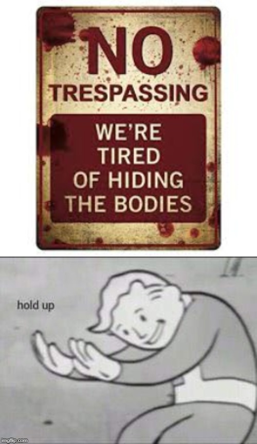 Image tagged in fallout hold up Imgflip