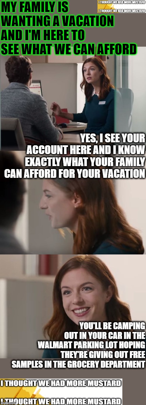 WalMart Vacation Package Imgflip