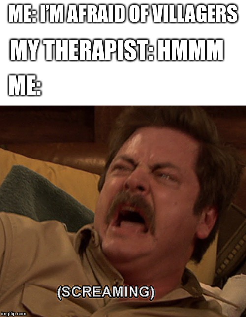 Ron Swanson screaming Imgflip