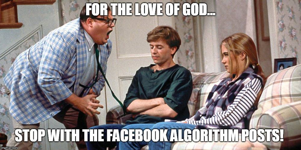 Image tagged in facebook algorithm,facebook Imgflip