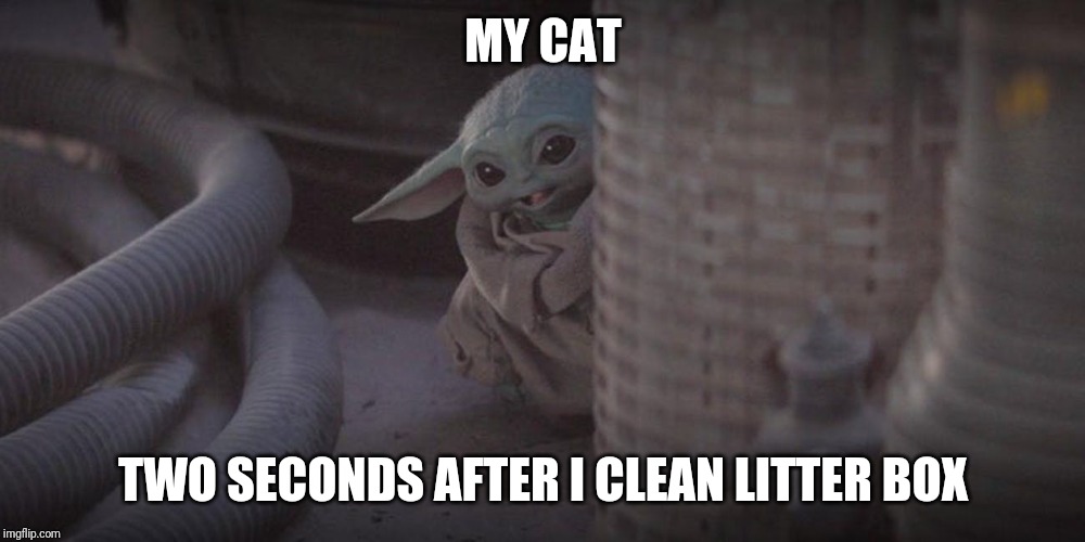 Baby Yoda Peek Imgflip