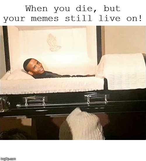 When You Die But Your Memes Live On Imgflip