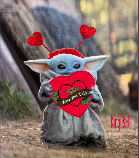 Baby Yoda Valentine Meme Valentine Baby Yoda Blank Template
