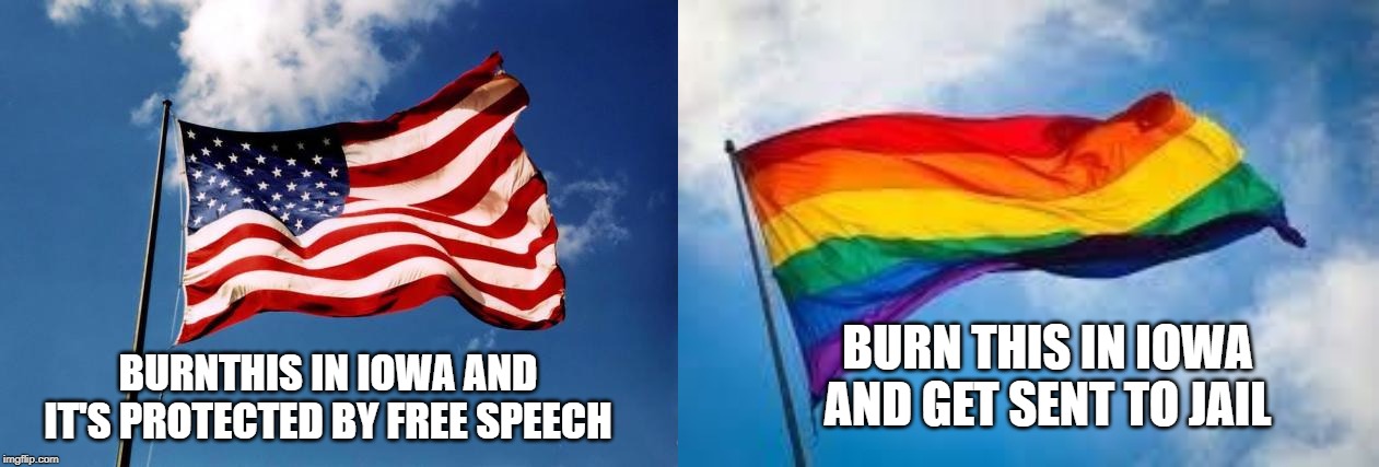 Image tagged in us flag,rainbow flag Imgflip