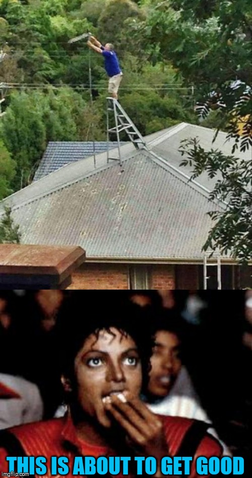 Eating Popcorn Michael Jackson