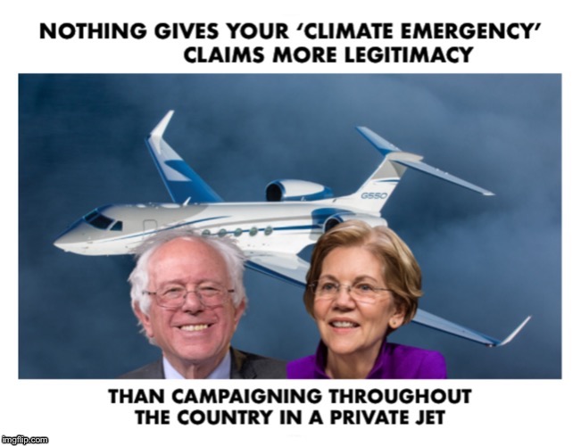 The burdens of The Green New Deal are born by YOU, not them...Silly