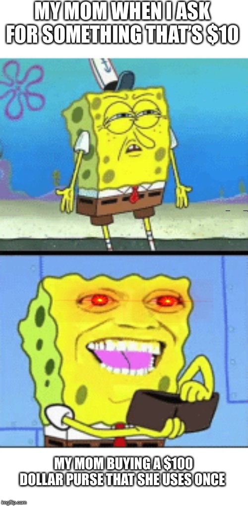 Spongebob money Imgflip