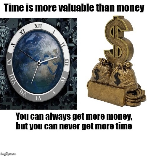 Image tagged in time vs money Imgflip