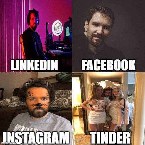 Facebook Twitter Instagram Tinder Meme Generator
