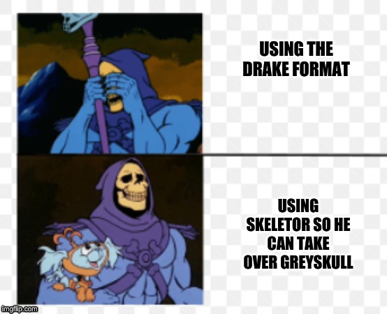 Image tagged in skeletor peekaboo Imgflip