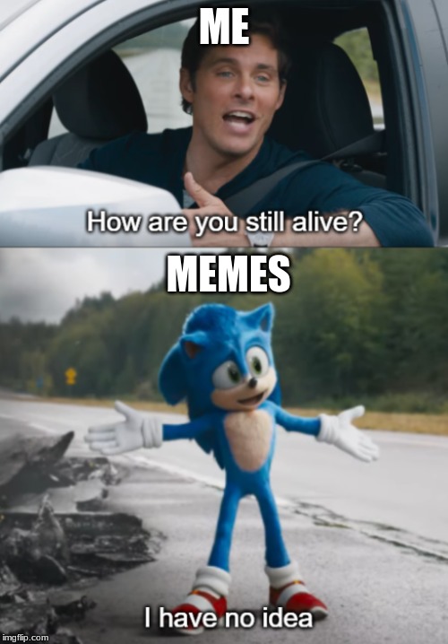 Sonic How are you still alive Imgflip