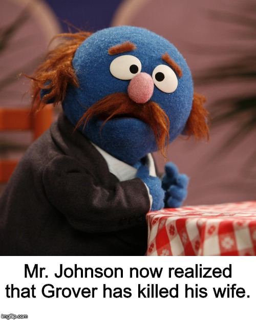 Image tagged in sesame street mr johnson Imgflip