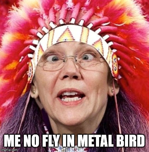 Climate Alarmist Liz Warren ducks behind staffer to dodge reporters