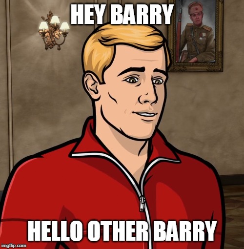 Image tagged in barry from archer Imgflip