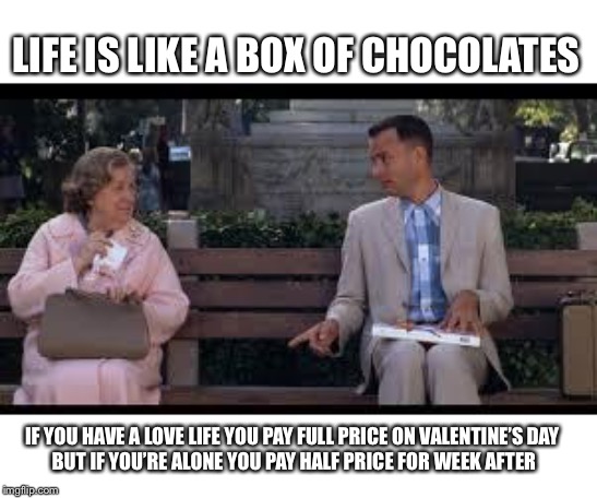 forrest gump box of chocolates Imgflip