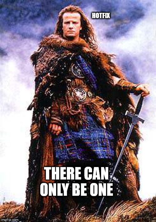 There can be only one - Imgflip