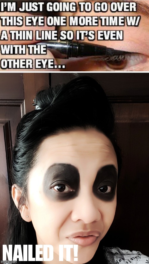 Image tagged in eyes,makeup Imgflip