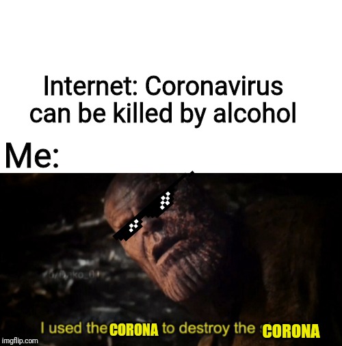 I used the stones to destroy the stones Imgflip