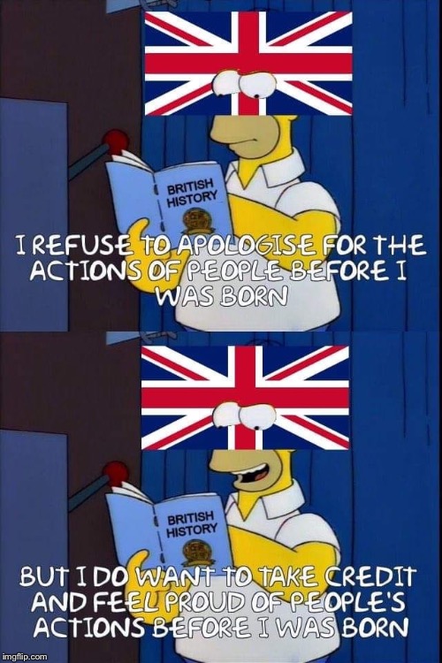 Repost. This one has the British flag but y’all know the same applies