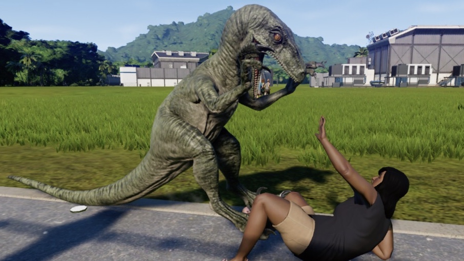 Velociraptor about to eat someone Blank Template Imgflip