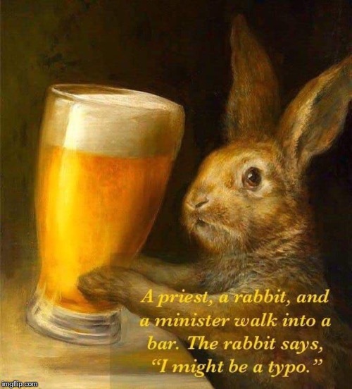 Image tagged in repost,jokes,lol,joke,rabbit,rabbi Imgflip